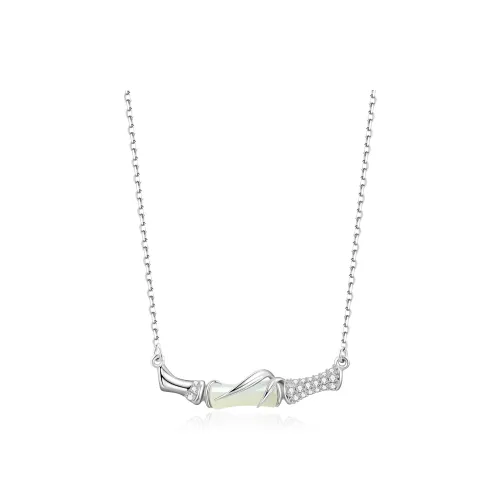 ZSY Hetian Jade Necklaces Pale Greenish White Jade Women's