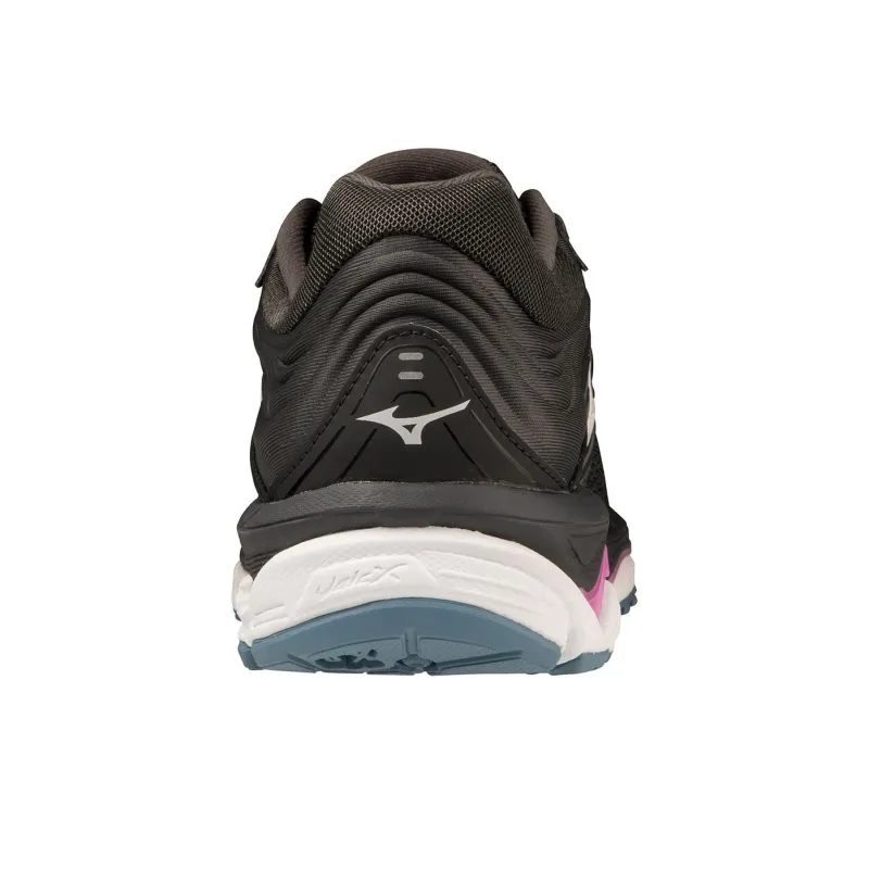 Mizuno Anti-Slip Wear-Resistant Low-Top Running Shoes Women's Black White-3