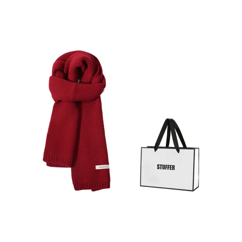 STUFFER 100% Sheep Wool Knit Scarves Unisex-12