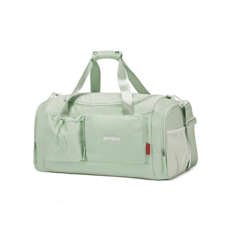 ZUOFEIFAN Nylon Travel Bag Unisex Beige Black/Mint Green . Jasper-18