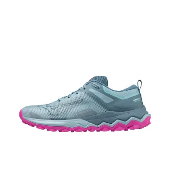 Mizuno WAVE IBUKI 4 Slip-Resistant Low-Top Trail Running Running Shoes Women's Blue