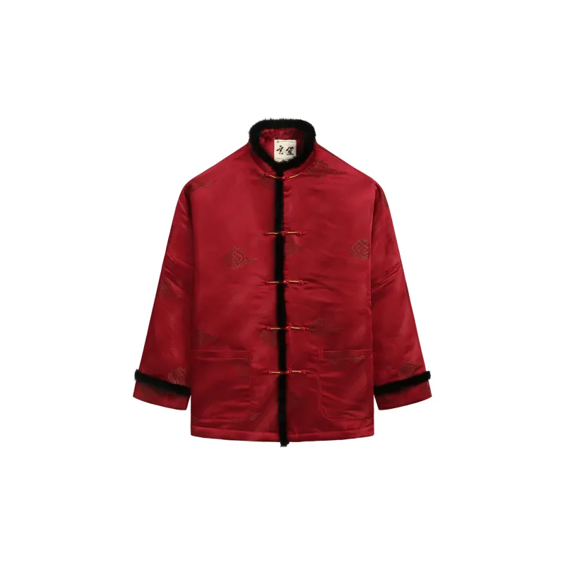 XUANSHENG Puffer Jacket Men's Red-5