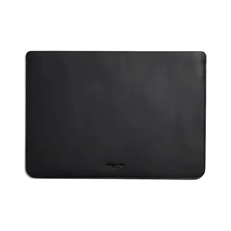 COACH Cow Leather Laptop Bag Tubas Men's Black-1