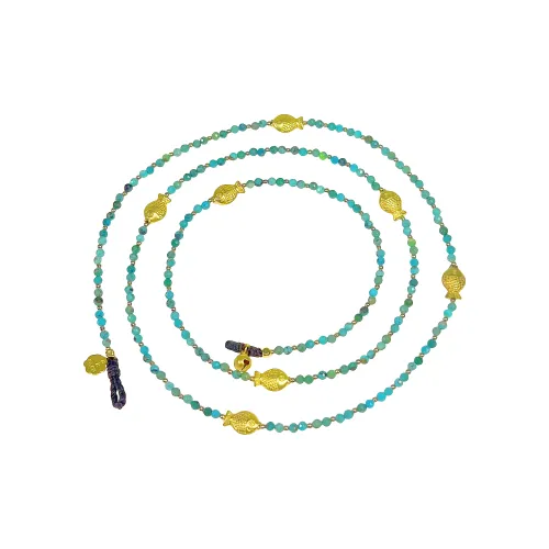 Rhapsodie Turquoise Necklace Long Chain Unisex
