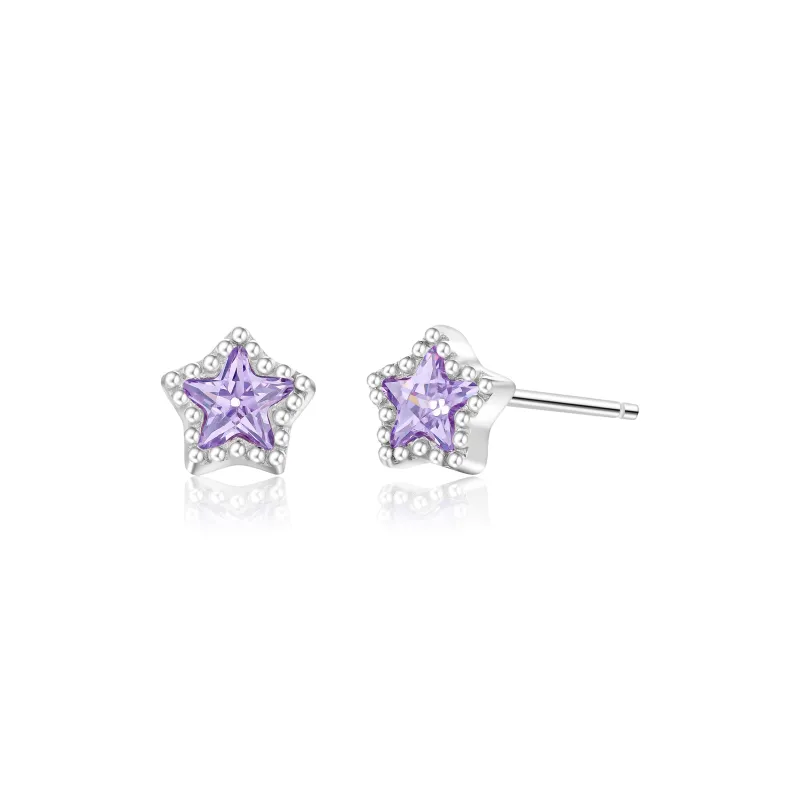 Lao Feng Xiang S925 Silver Pair Of Stud Earrings Women's-7