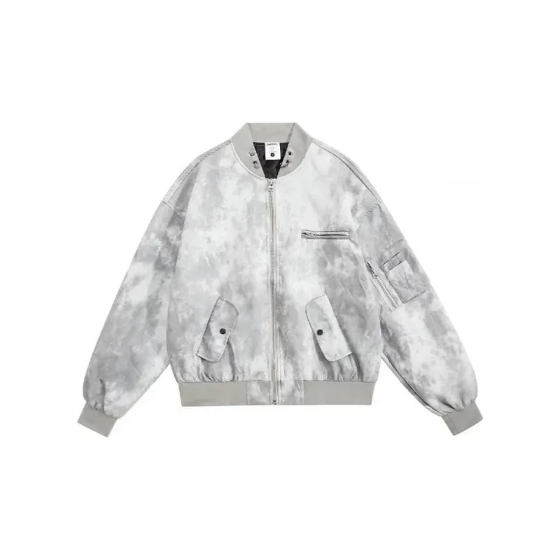 KVIV Jackets Coats Men's Gray White-1