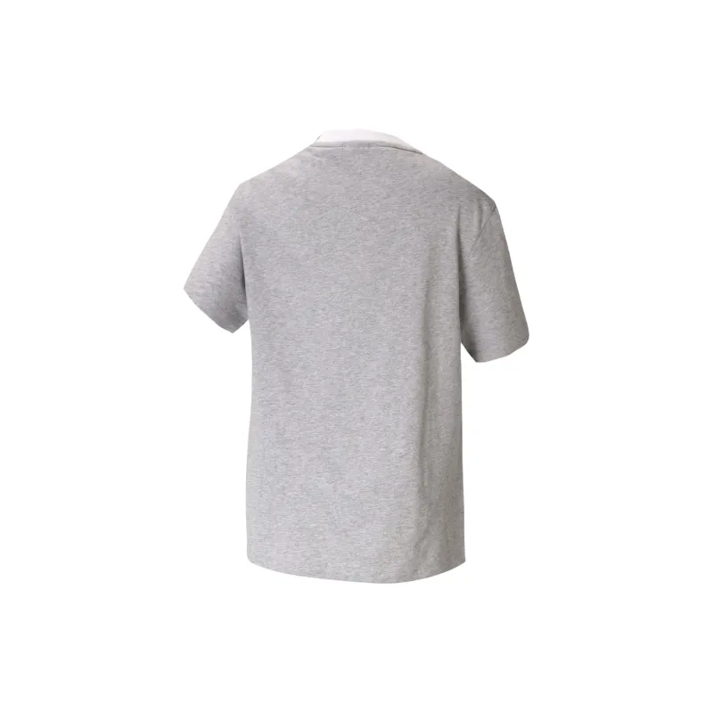 Adidas Originals Regular T Shirt Women's Light Heather Gray/White-1