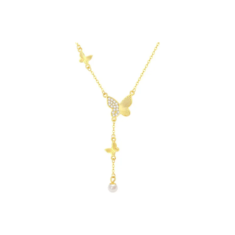 CHOW TAI SENG S925 Silver Necklaces Women's-0