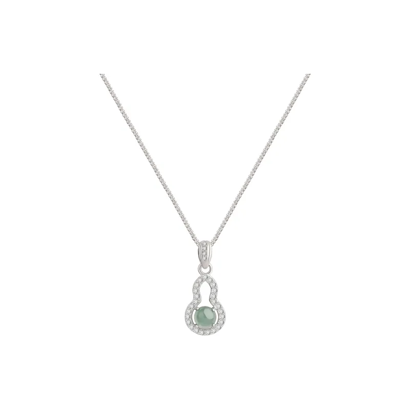 Zheng Baifu Glutinous Jade Jadeite Necklaces Women's-0