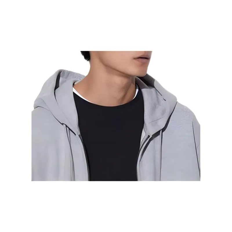 UNIQLO Sweatshirt Unisex Sky Gray-3