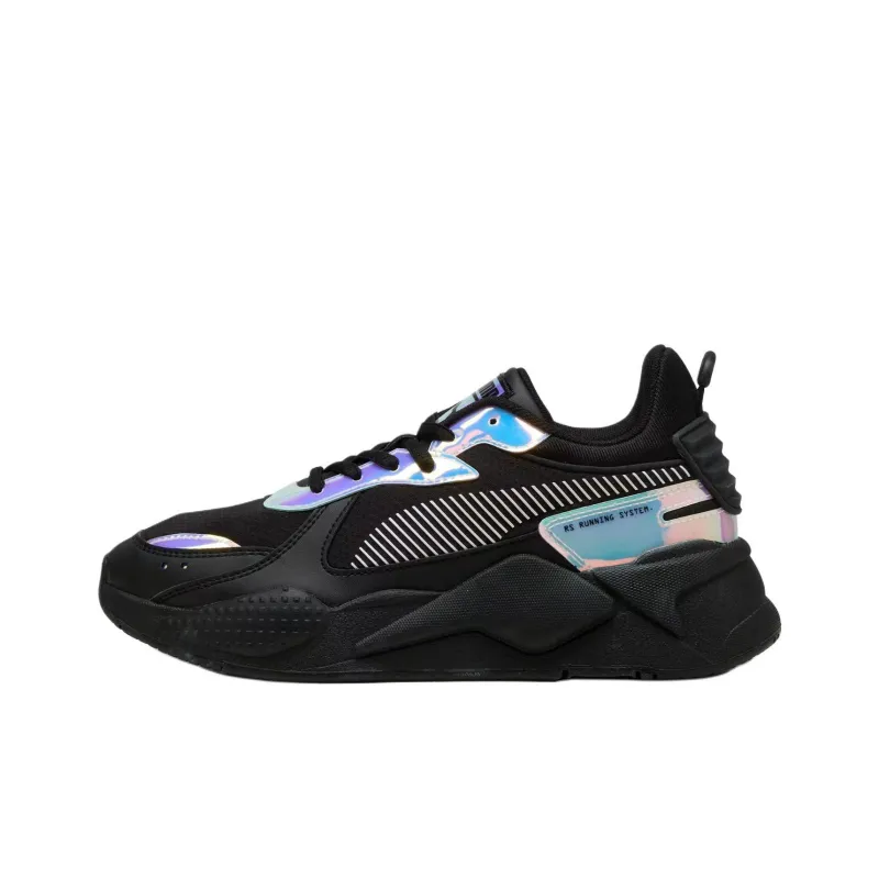 PUMA RS X Anti Slip Wear Resistant Low Top Casual Shoes Women's Black-0