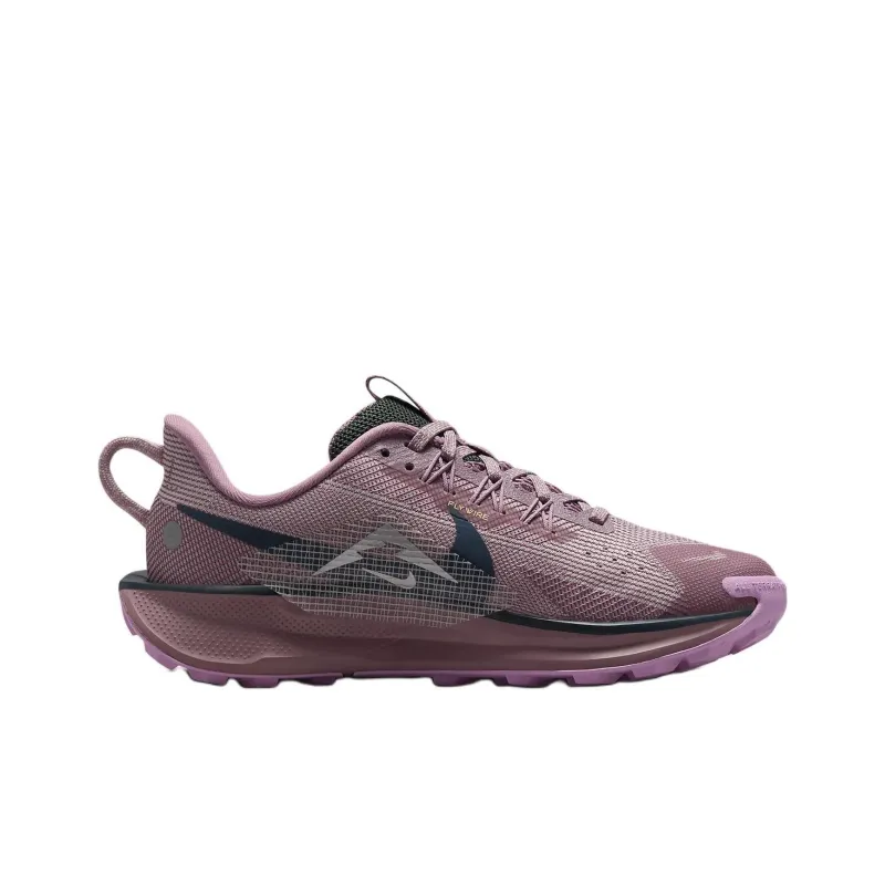 Nike Pegasus Trail 5 Abrasion Resistant Low Top Kids' Running Shoes Plum Red Unisex-1