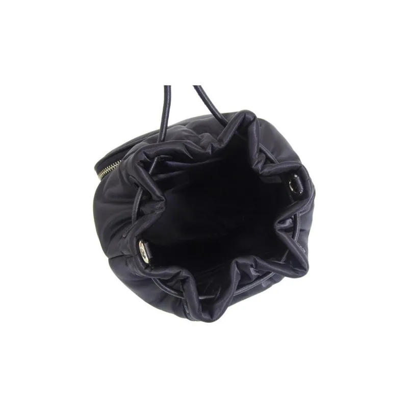 Furla Leather Bucket Bags Shoulder Bag Crossbody Bag Mini Women's Black-4