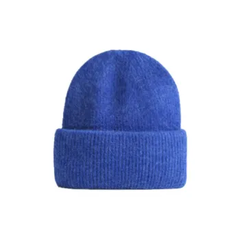 MUSTKOO Rabbit Fur Blend Beanie Unisex