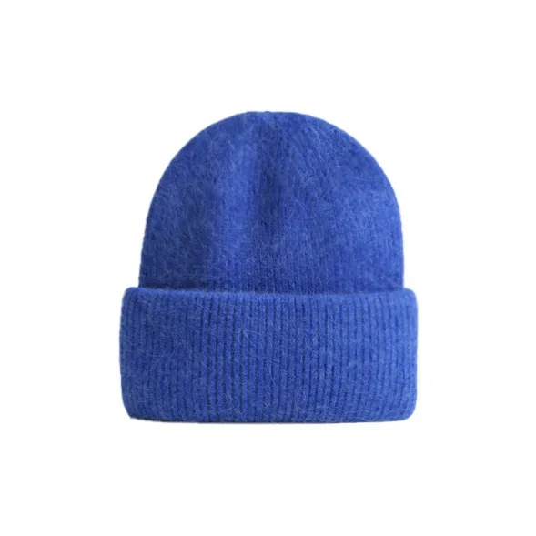 MUSTKOO Rabbit Fur Blend Beanie Unisex-0