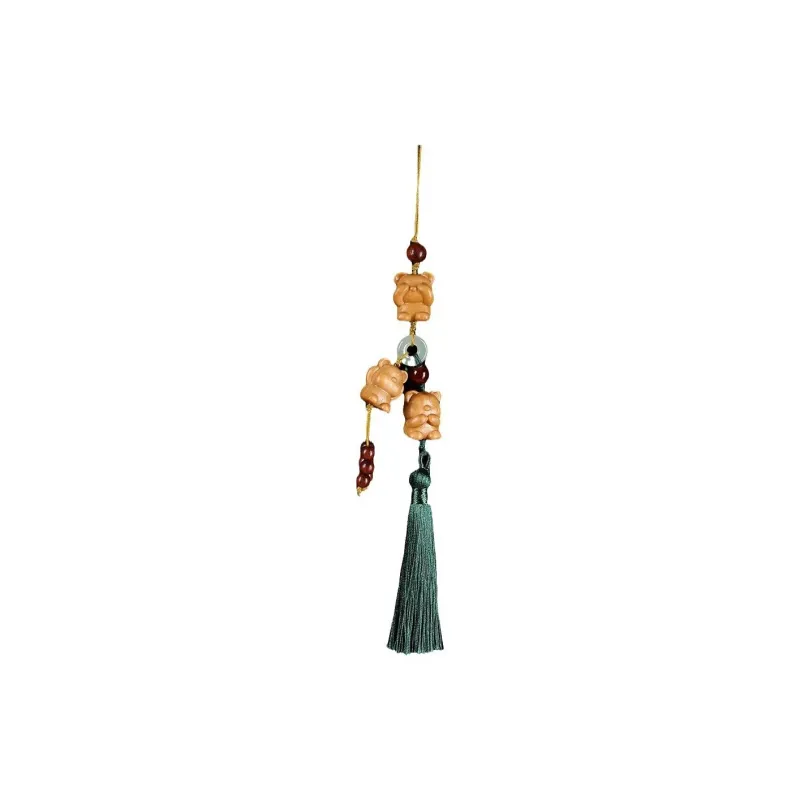 Is Here Barbie Sandalwood Cell Phone Pendant Unisex-2