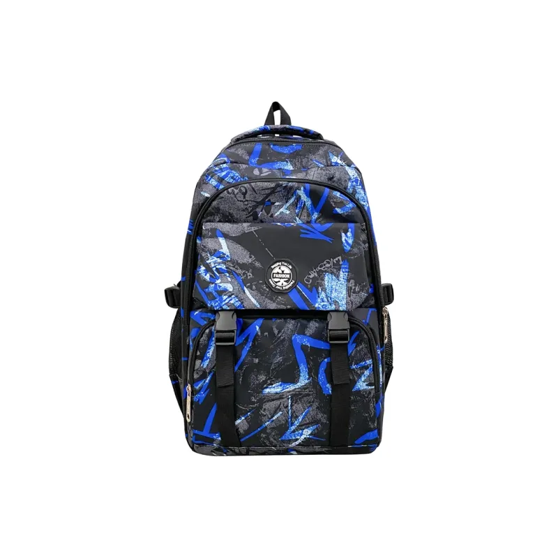 Gorora Nylon Fabric Backpack Regular Unisex Multicolor-4