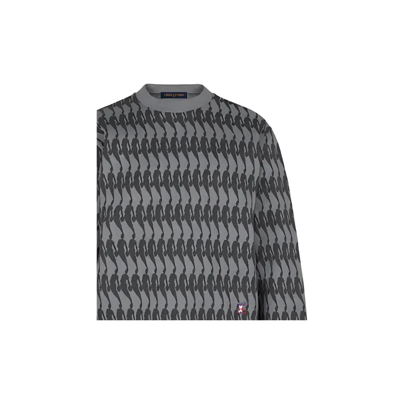 LOUIS VUITTON x NBA Sweatshirt Men's Gray-2