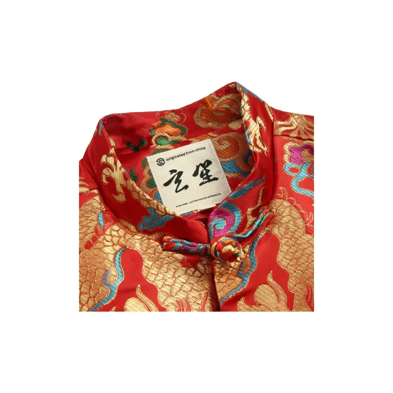 XUANSHENG Jackets Coats Men's Red-2