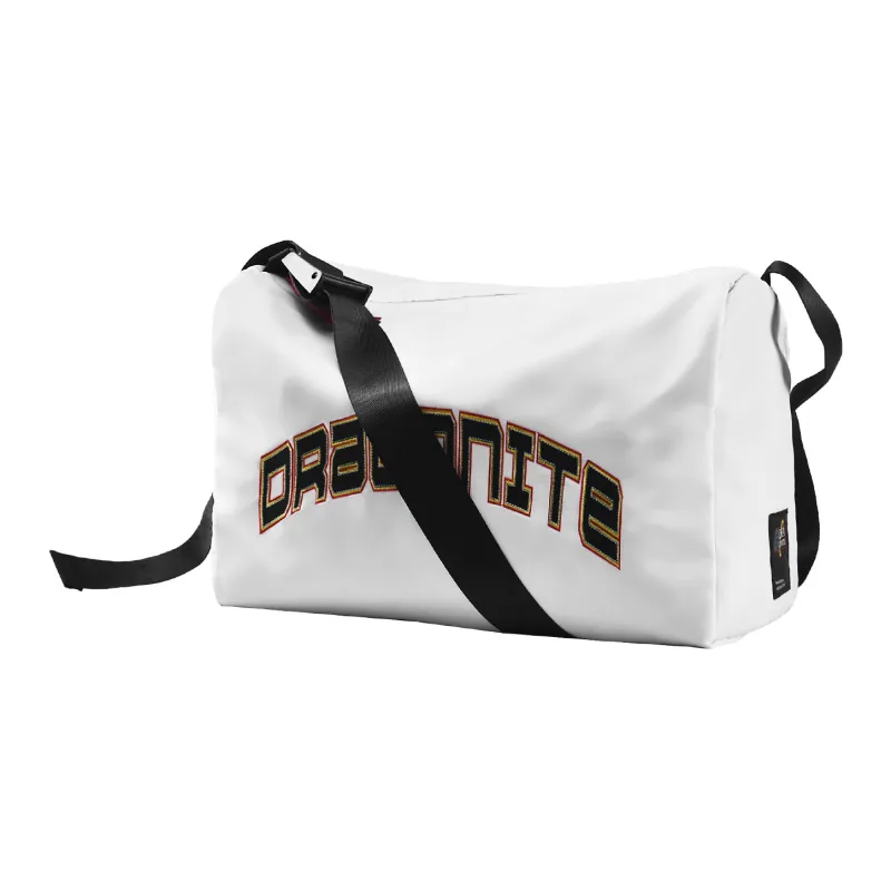 DRACONITE Polyester Shoulder Bag Unisex White-1