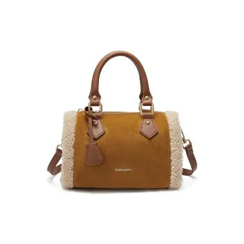 RED DRAGONFLY Fabric One Shoulder Handbag Regular Women's Mocha