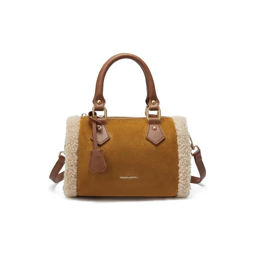 RED DRAGONFLY Fabric One Shoulder Handbag Regular Women's Mocha