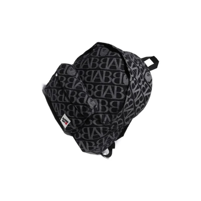 A BATHING APE Cotton Backpack Regular Men's Black-2