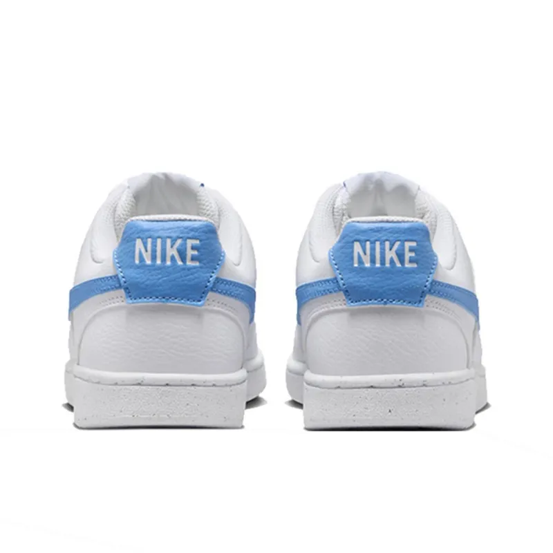 Nike Court Vision Cushioned Slip Resistant Low Top Kids Lifestyle Shoes White Teenagers-3