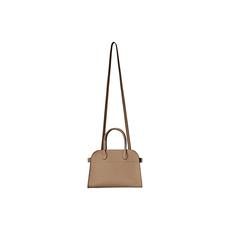 THE ROW Margau Leather Tote Bag Shopping Bag Handbag Women's Taupe-4