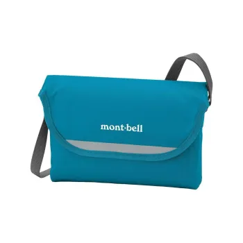 MONTBELL Nylon Shoulder Bag Small Size Unisex Peacock Blue