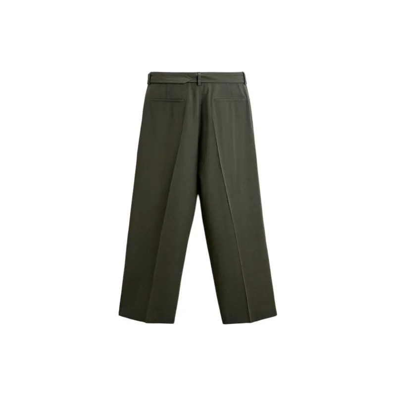 Nanushka X ZARA Nanushka Collaboration Casual Pants Men Green-1