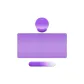 [Dawn Purple Set of 3]Mouse Pad+Massage Wrist Rest+Mouse Wrist Support Pad