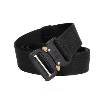 POLO Fabric Belt Men's Black Width 3.6cm