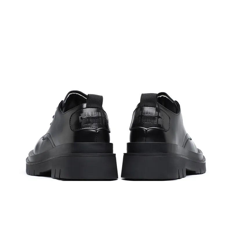 Tonlion Dress Shoes Men's Shiny Black-5