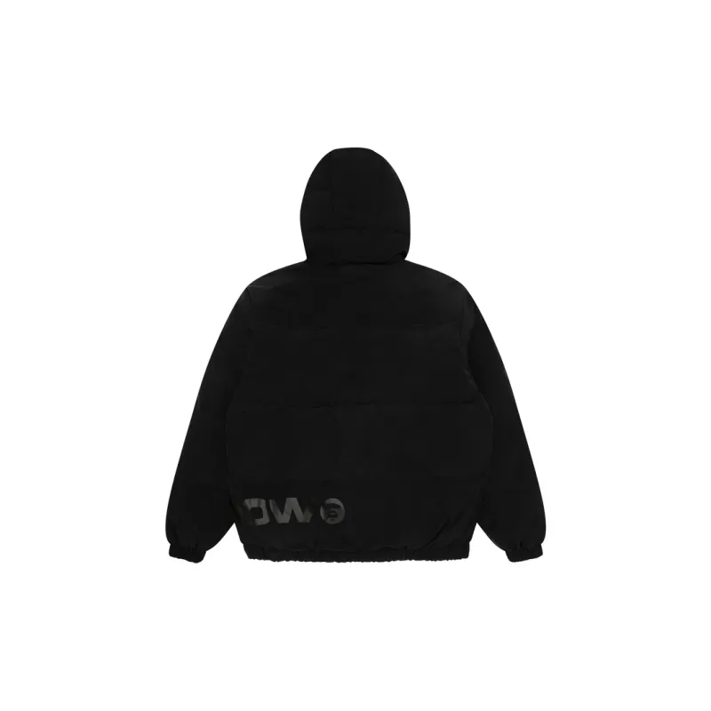 Aape Slogan print Hooded Padded Jacket-1