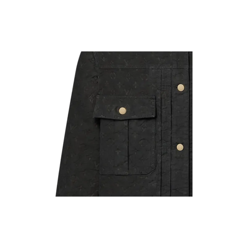 LOUIS VUITTON Monogram Jacquard Denim Jacket-3