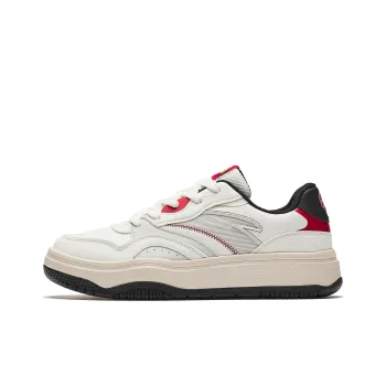 ANTA Street Play 2 Skateboard Shoes Men Low Top Ivory White/Digital Mist Gray/Basic Black
