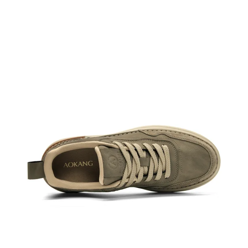 AOKANG Dunk Series Height Increasing Wear-Resistant Slip-Resistant Low-Top Skateboard Shoes Men's Exclusive Box-9