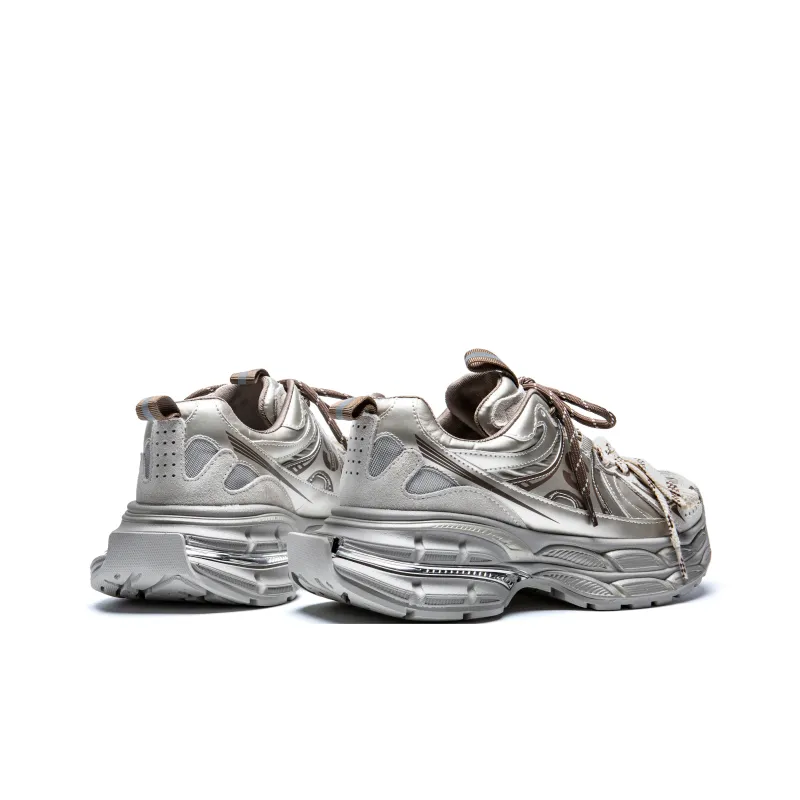 KUX Chunky Sneakers Women's Low Top Angora Rainbow-18