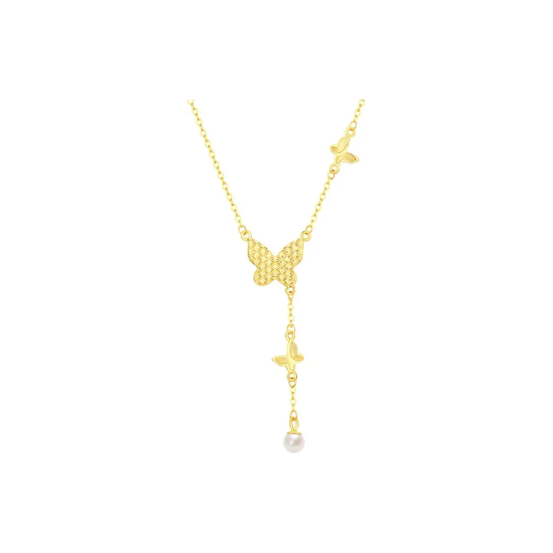 CHOW TAI SENG S925 Silver Necklaces Women's-2