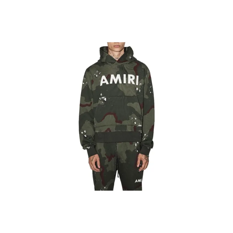 AMIRI Army Logo Hoodie-1