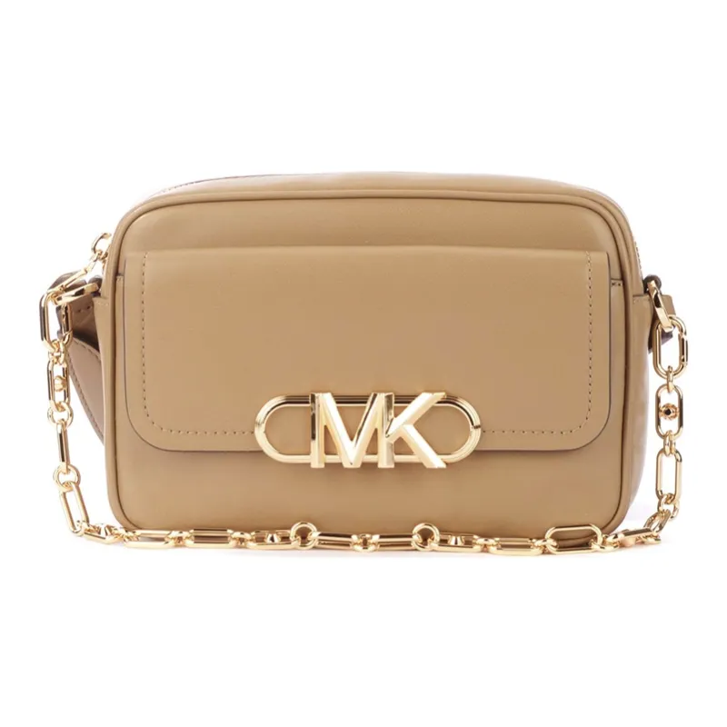 MICHAEL KORS PARKER Cow Leather Camera Bag Shoulder Bag Medium Size Women's Camel-1