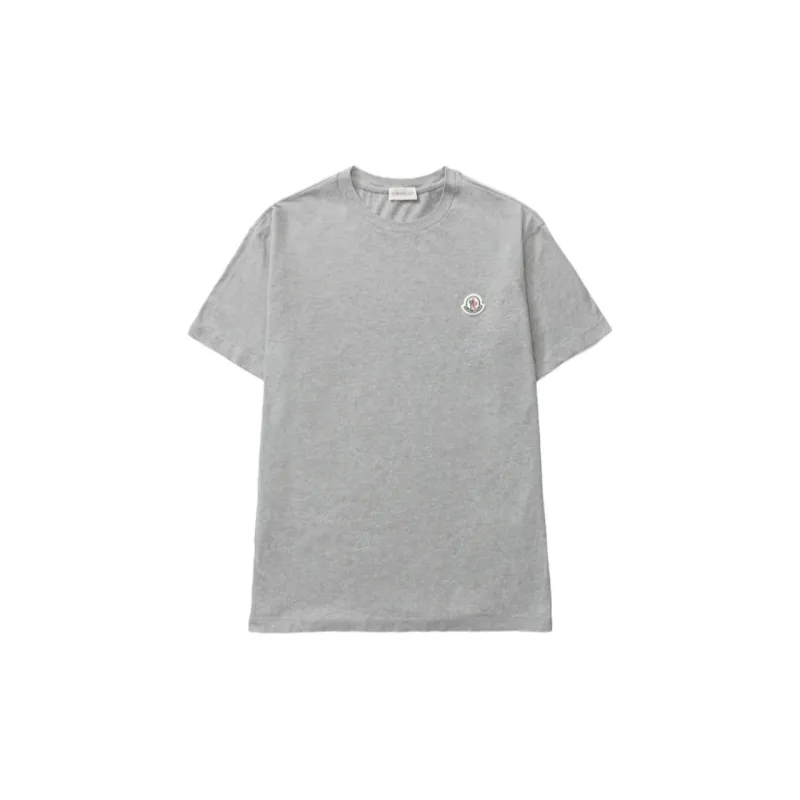 Moncler T-Shirts Men Gray-0