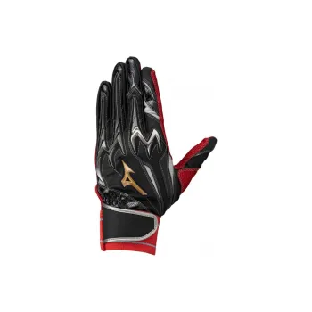 Mizuno Sheepskin Sports Gloves Unisex Black Red/White Silver/Red Silver