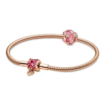Pandora Copper Silver Alloy Bracelets Unisex