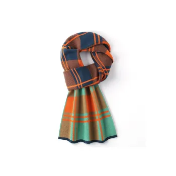 CARDANRO Wool Knit Scarves Women's