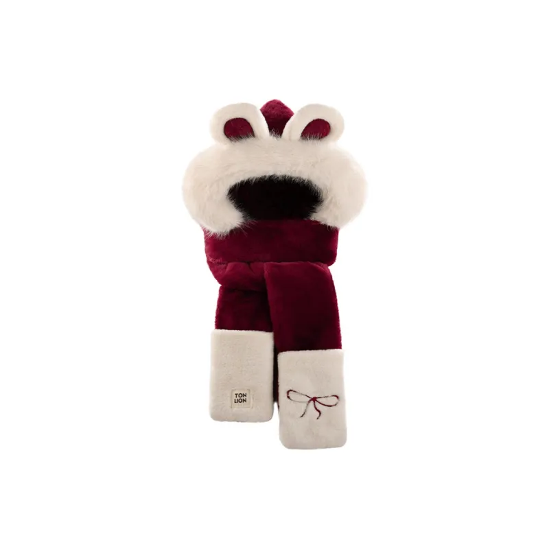 Tonlion Polyester Hoods & Plush Hats Unisex-12