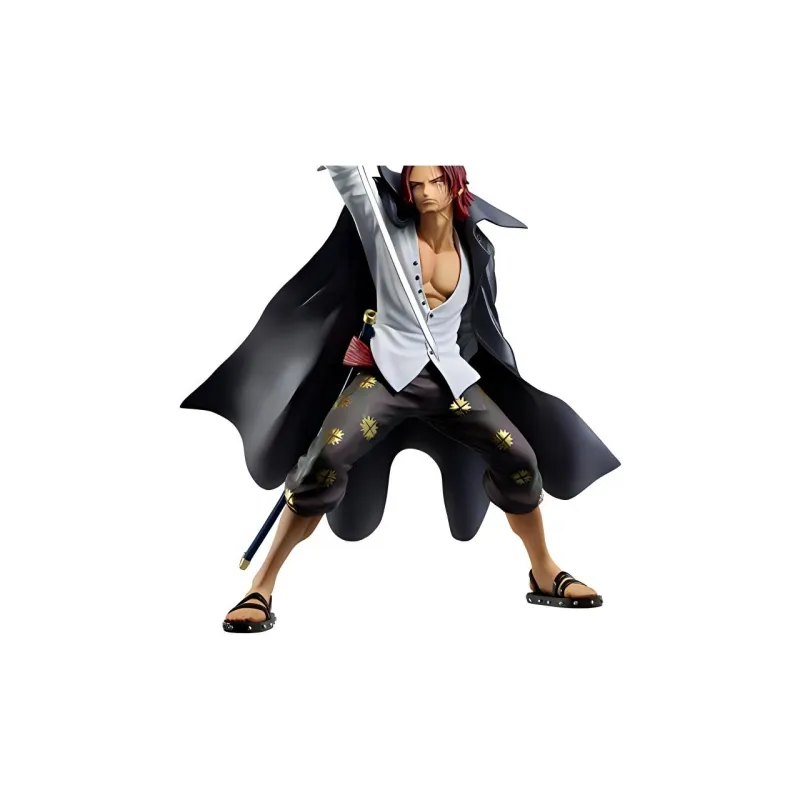 BANDAI Ichibansho One Piece Dynamism Of Ha Shanks Action Figure White & Black-3