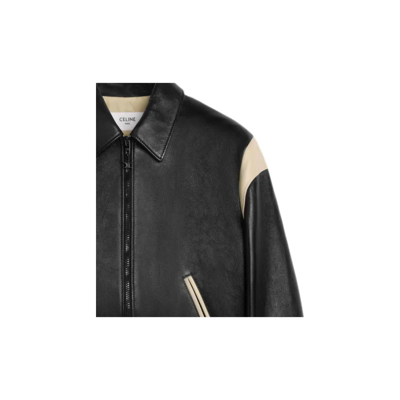 CELINE Teddy Jacket In Lambskin-4