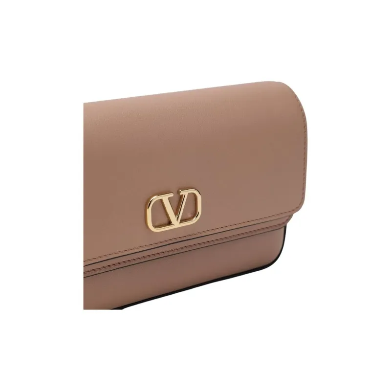Valentino GARAVANI Leather Crossbody Bag Shoulder Bag Mini Women's Rose-4